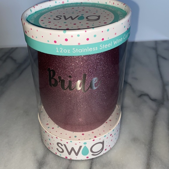 Swig 12oz Stainless Steel Insulated Wine Cup,Bride - Picture 2 of 4